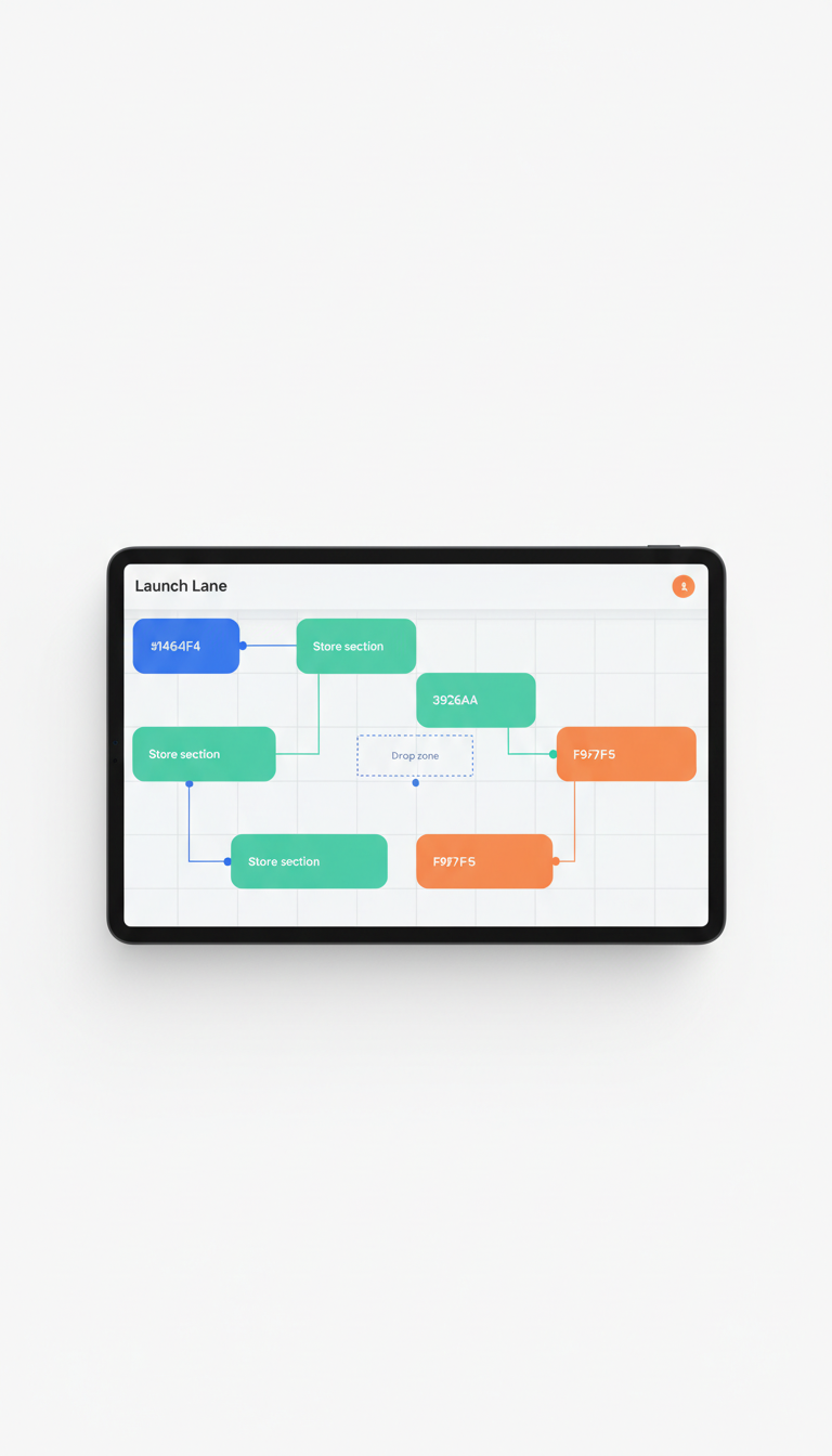 Drag-And-Drop Store Editor For Tablets
