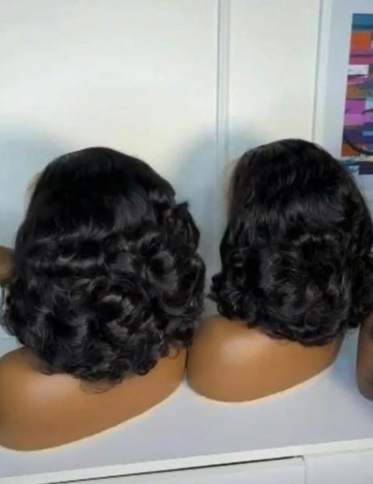 Darcyʻs 12 inch Bouncy human wig hair