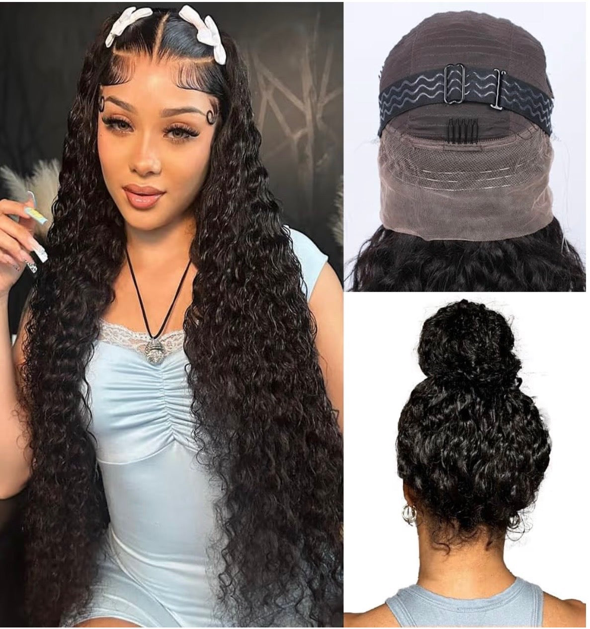 Water wave human hair