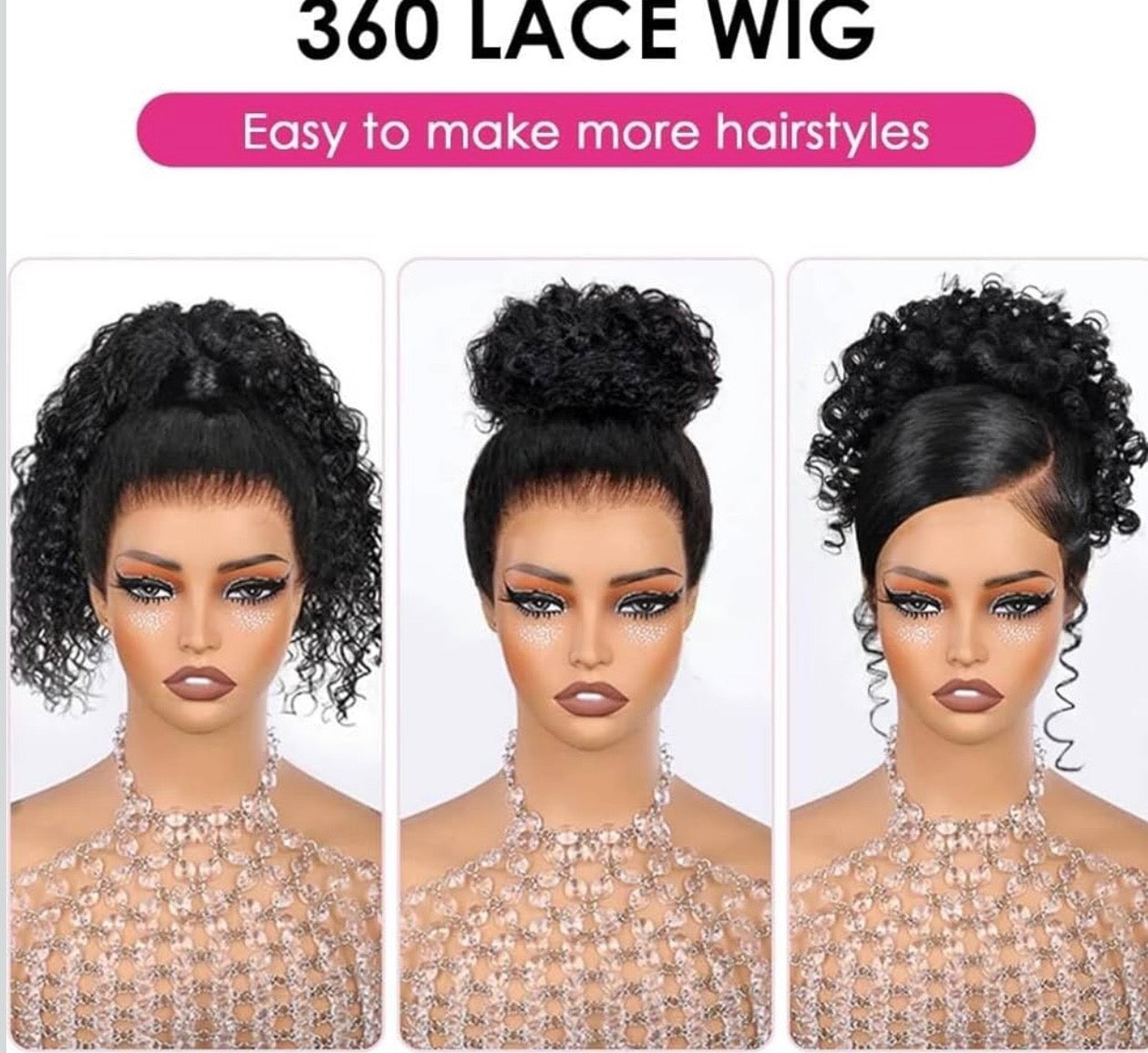Kinky curly human hair