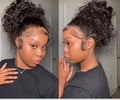 Kinky curly human hair