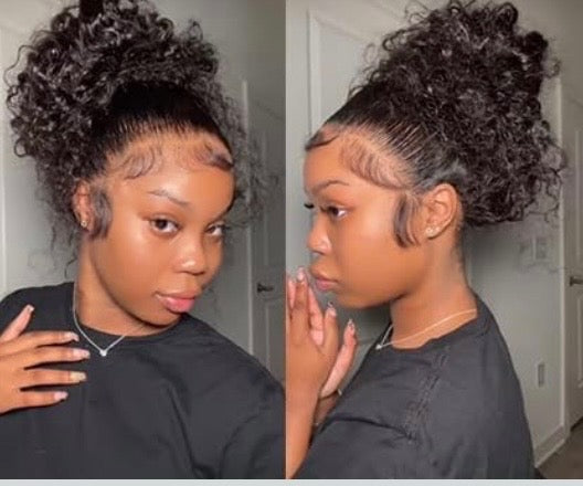 Kinky curly human hair