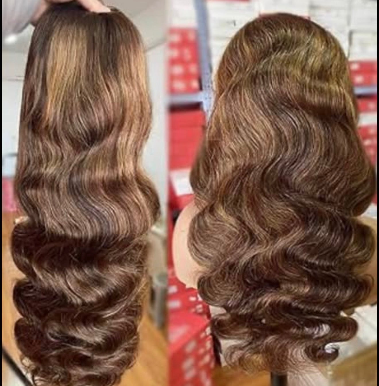 Honney blonde ombre lace front