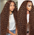 Chocolate brown human hair