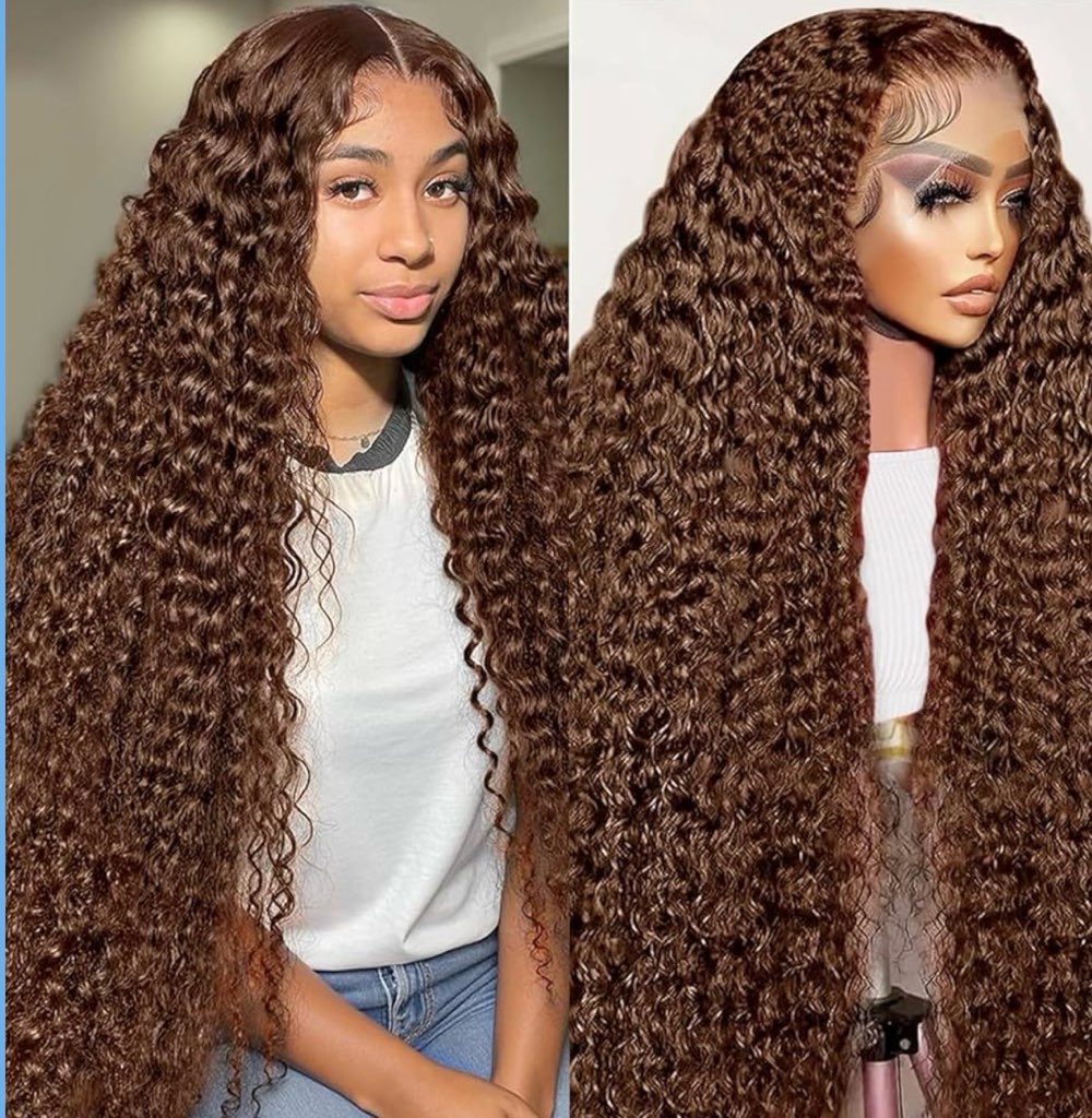 Chocolate brown human hair